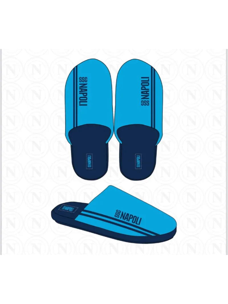Acquista ora copia di PANTOFOLA UOMO PILE ANTISCIVOLO SSC NAPOLI 105TU su nonsolointimo1994.com