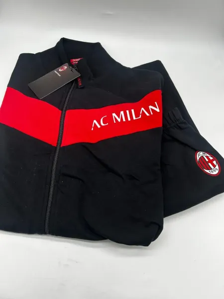 Acquista ora TUTA UOMO FELPA FULL ZIP COLLECTION 2025-2026 HERMET AC MILAN PIGMF101085 su nonsolointimo1994.com