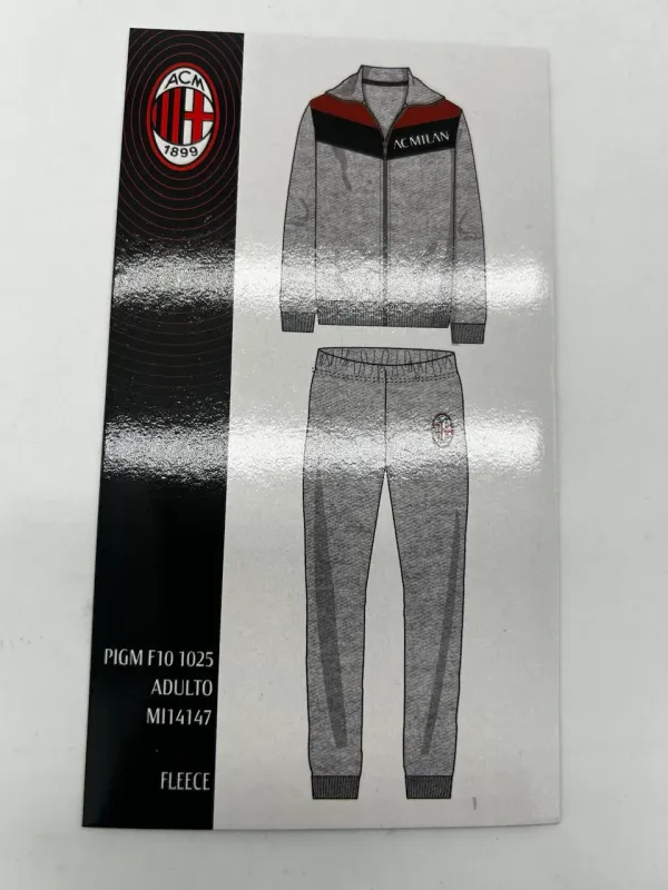 Acquista ora TUTA UOMO FELPA FULL ZIP COLLECTION 2025-2026 HERMET AC MILAN PIGMF101085 su nonsolointimo1994.com