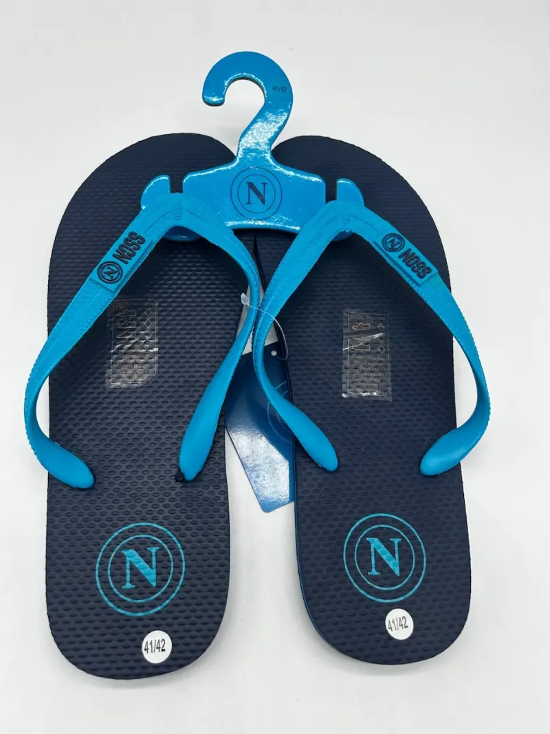 Acquista ora INFRADITO CIABATTA UOMO RAGAZZO GOMMA ZERO&CO SSC NAPOLI SSC117 su nonsolointimo1994.com