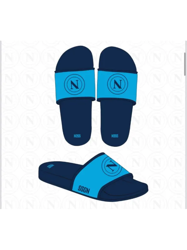 Acquista ora copia di PANTOFOLA CIABATTA UOMO GOMMA EA7 SSC NAPOLI su nonsolointimo1994.com