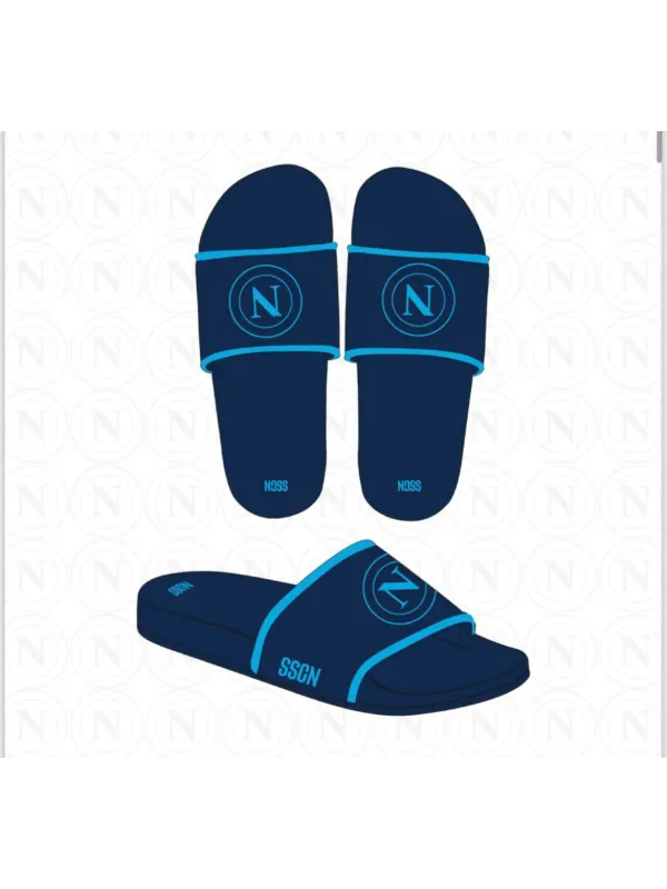 Acquista ora copia di PANTOFOLA CIABATTA UOMO GOMMA EA7 SSC NAPOLI su nonsolointimo1994.com