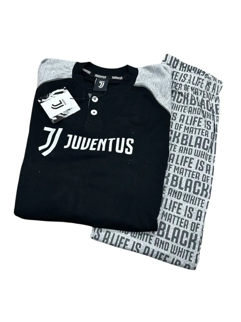 Acquista ora PIGIAMA RAGAZZO SOTTUOMO CALDO COTONE MANICA LUNGA FC JUVENTUS B2JU15083 su nonsolointimo1994.com