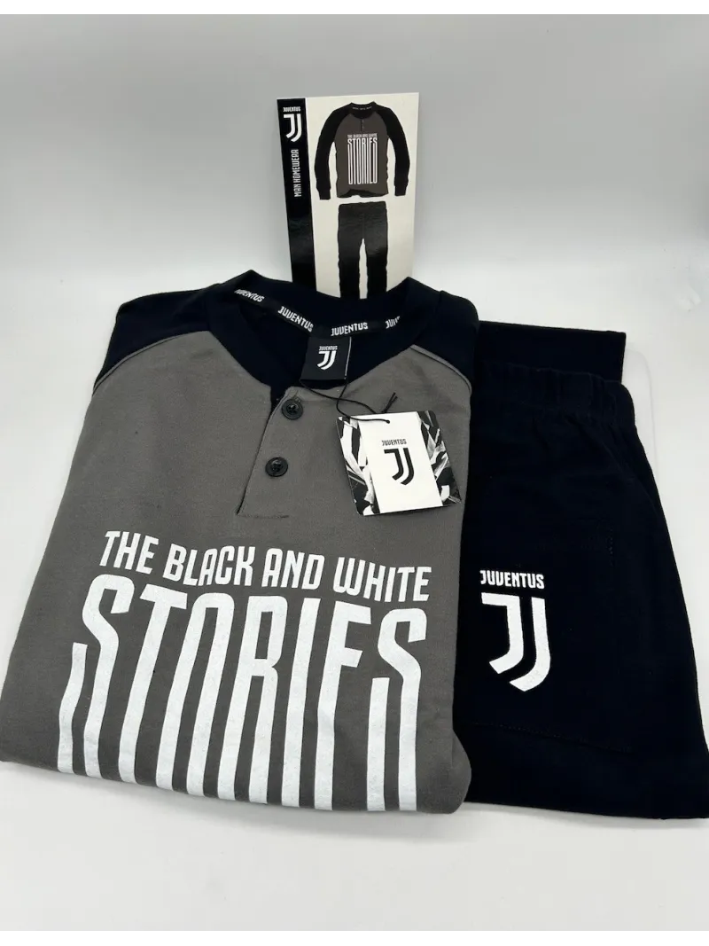 Acquista ora PIGIAMA UOMO CALDO COTONE MANICA LUNGA SICEM FC JUVENTUS B2JU14086.021 su nonsolointimo1994.com