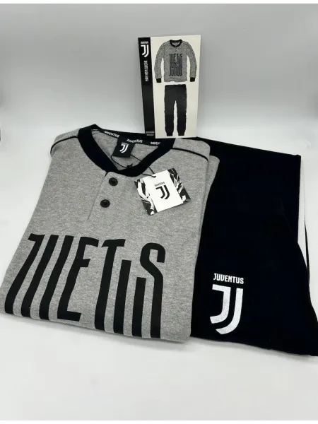 Acquista ora PIGIAMA UOMO CALDO COTONE MANICA LUNGA SICEM FC JUVENTUS B2JU14086.021 su nonsolointimo1994.com