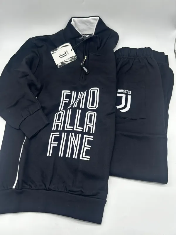 Acquista ora PIGIAMA UOMO CALDO COTONE MANICA LUNGA SICEM FC JUVENTUS B2JU14086.021 su nonsolointimo1994.com