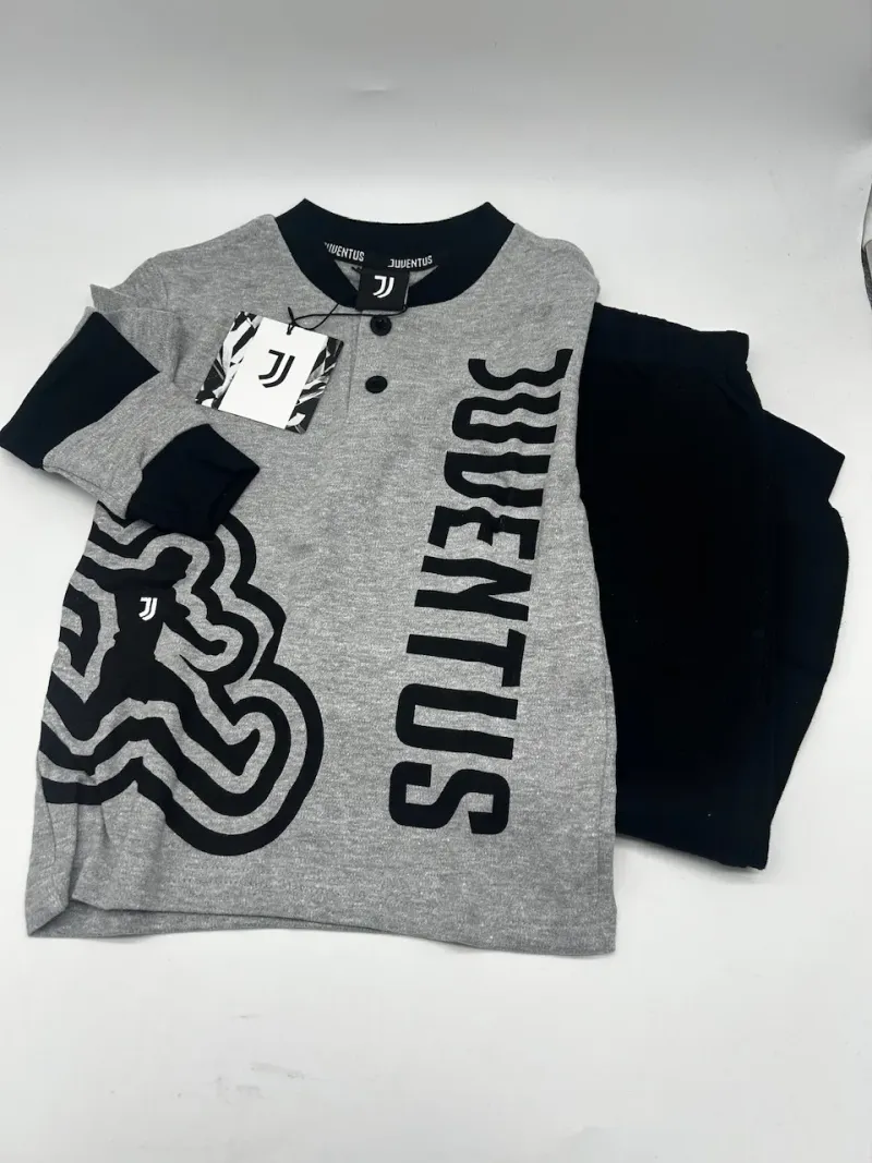 Acquista ora copia di PIGIAMA BAMBINO CALDO COTONE MANICA LUNGA SICEM FC JUVENTUS B2JU16060 su nonsolointimo1994.com