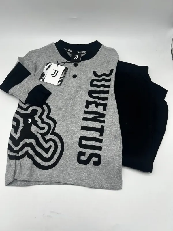 Acquista ora copia di PIGIAMA BAMBINO CALDO COTONE MANICA LUNGA SICEM FC JUVENTUS B2JU16060 su nonsolointimo1994.com