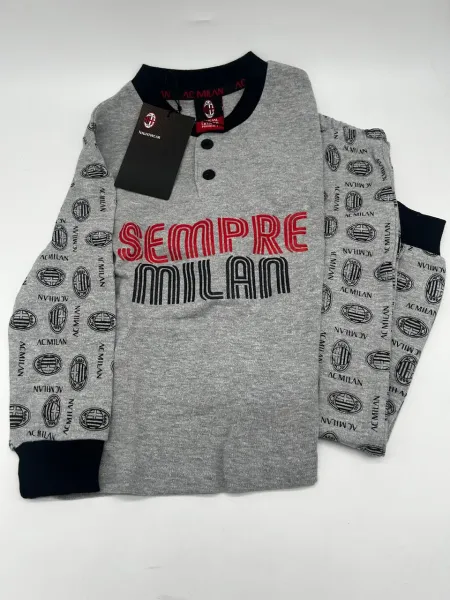 Acquista ora copia di PIGIAMA BAMBINO CALDO COTONE MANICA LUNGA SICEM FC JUVENTUS B2JU16060 su nonsolointimo1994.com