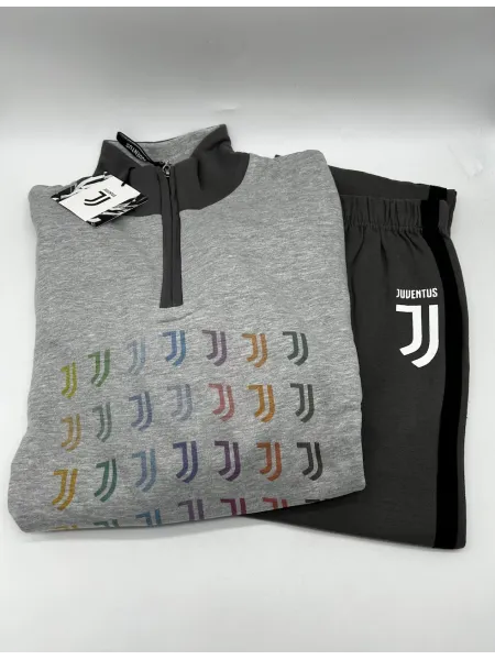 Acquista ora copia di TUTA UOMO FELPA MEZZA ZIP MANICA LUNGA SICEM FC JUVENTUS JU14069 su nonsolointimo1994.com