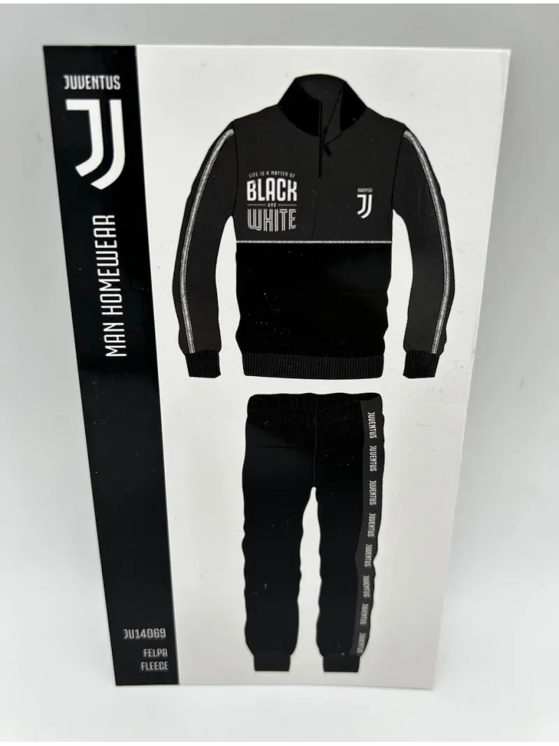 Acquista ora copia di TUTA UOMO FELPA MEZZA ZIP MANICA LUNGA SICEM FC JUVENTUS JU14069 su nonsolointimo1994.com