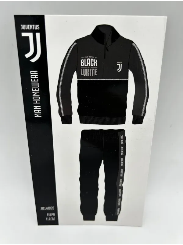 Acquista ora copia di TUTA UOMO FELPA MEZZA ZIP MANICA LUNGA SICEM FC JUVENTUS JU14069 su nonsolointimo1994.com