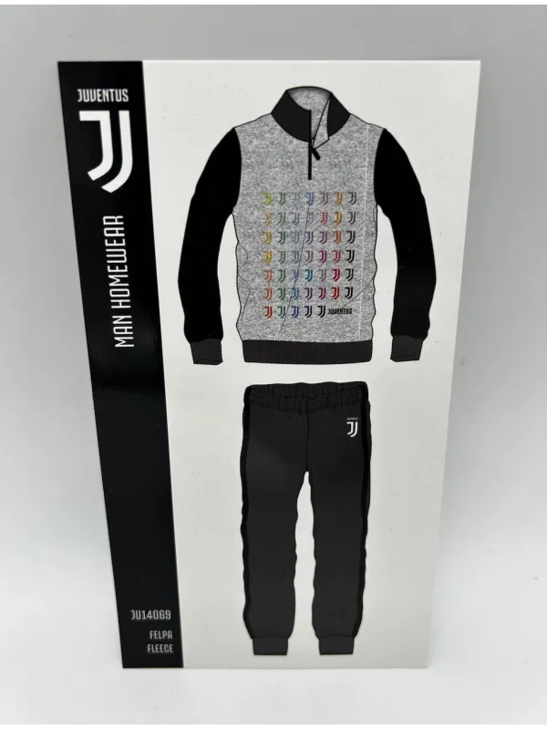 Acquista ora copia di TUTA UOMO FELPA MEZZA ZIP MANICA LUNGA SICEM FC JUVENTUS JU14069 su nonsolointimo1994.com