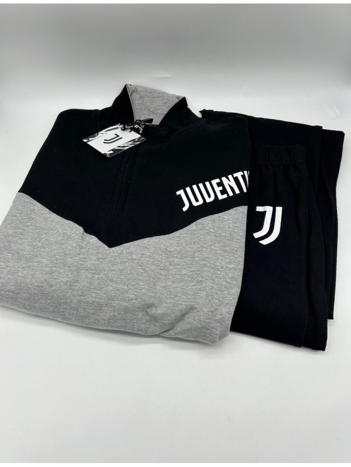 Acquista ora TUTA UOMO FELPA MEZZA ZIP MANICA LUNGA SICEM FC JUVENTUS B2JU14117.030 su nonsolointimo1994.com