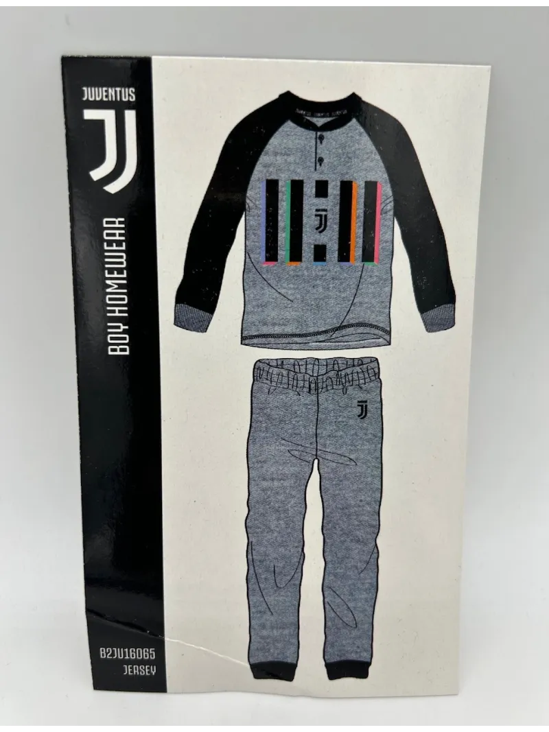Acquista ora copia di PIGIAMA BAMBINO COTONE 100% MANICA LUNGA SICEM FC JUVENTUS B2JU16065 su nonsolointimo1994.com