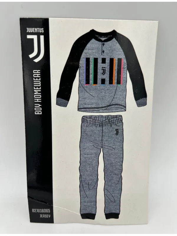 Acquista ora copia di PIGIAMA BAMBINO COTONE 100% MANICA LUNGA SICEM FC JUVENTUS B2JU16065 su nonsolointimo1994.com