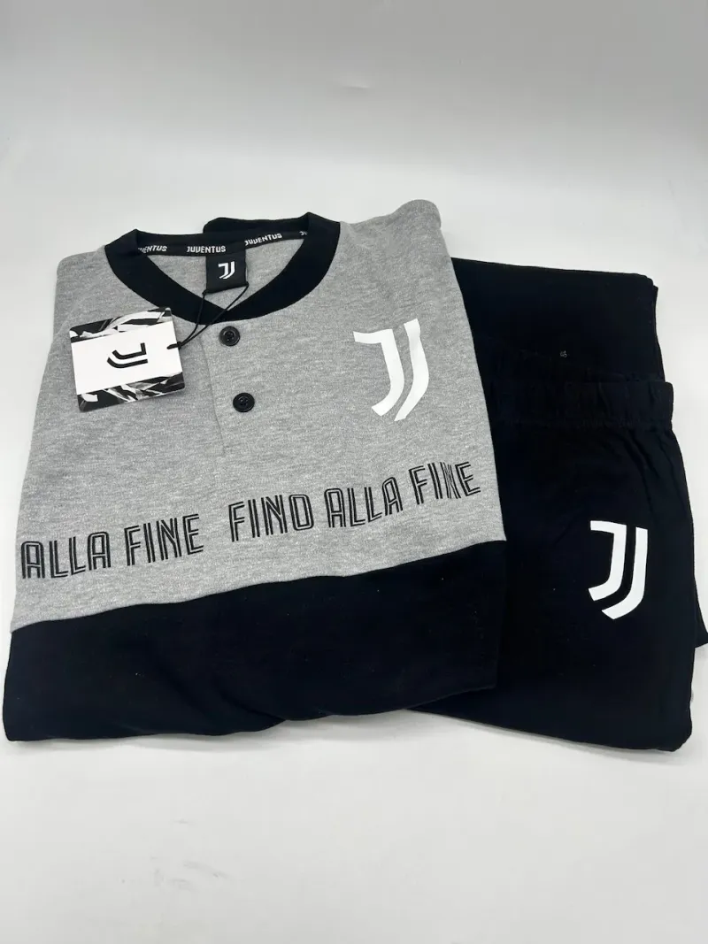 Acquista ora PIGIAMA UOMO CALDO COTONE MANICA LUNGA SICEM FC JUVENTUS B2JU14116.001 su nonsolointimo1994.com