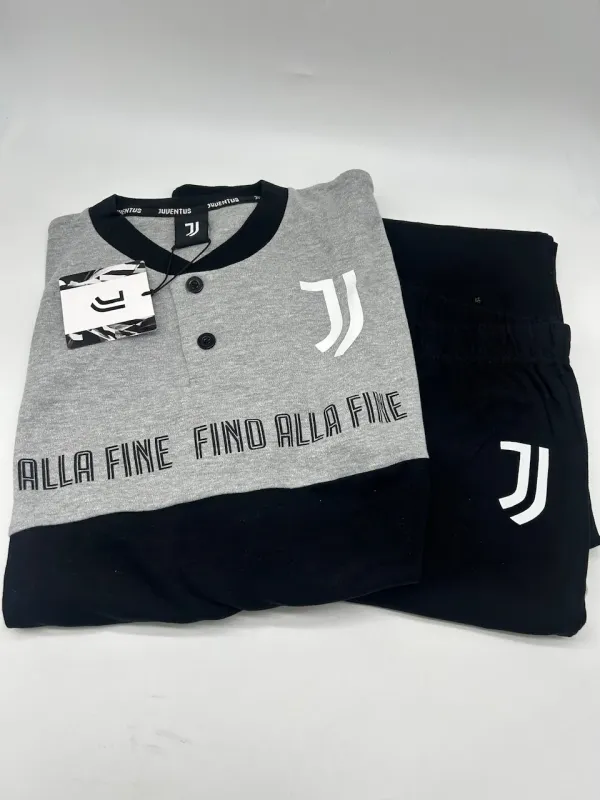 Acquista ora PIGIAMA UOMO CALDO COTONE MANICA LUNGA SICEM FC JUVENTUS B2JU14116.001 su nonsolointimo1994.com