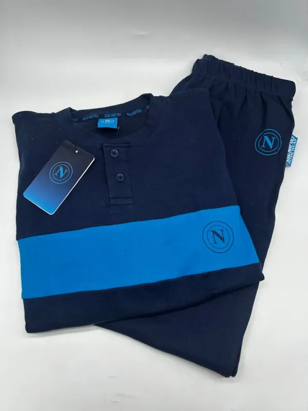 Acquista ora PIGIAMA UOMO CALDO COTONE COLLECTION 2024-2025 HERMET SSC NAPOLI PIGNT101170 su nonsolointimo1994.com