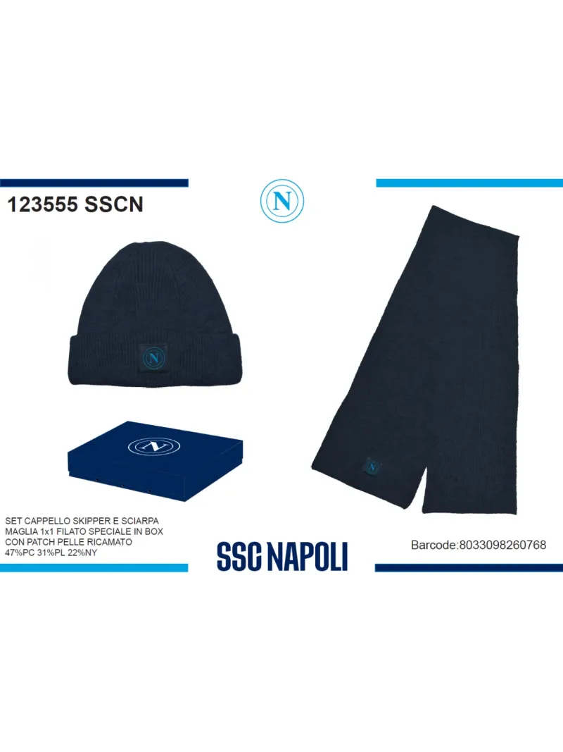 Acquista ora copia di SCIARPA UOMO LANA A MAGLIA ENZO CASTELLANO SSC NAPOLI 12006 su nonsolointimo1994.com