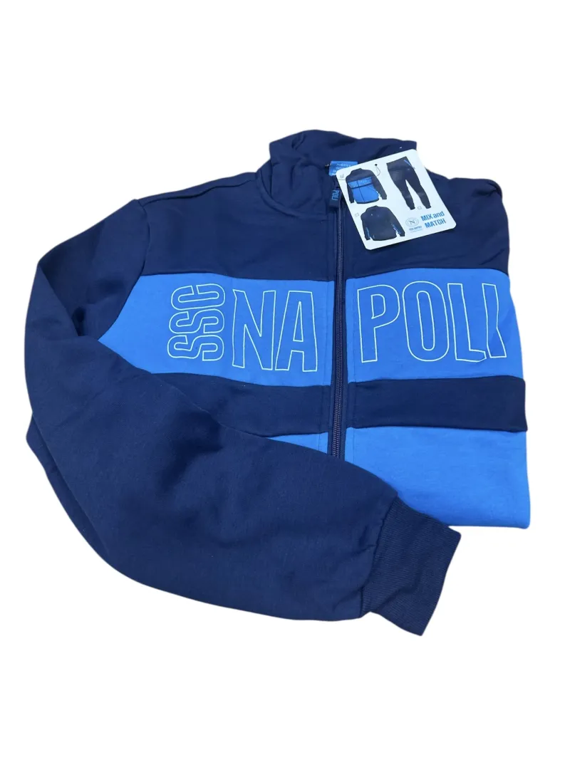 Acquista ora copia di FELPA FULL ZIP CON CAPPUCCIO UOMO CALDO COTONE MANICA LUNGA AZNAR INNOVA FC BARCELONA 57347 su nonsolointi
