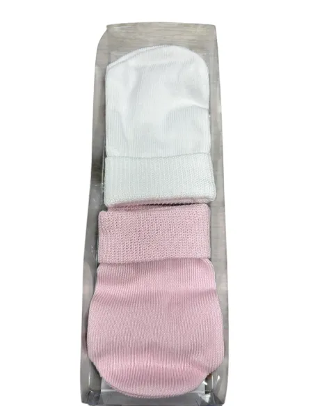 Acquista ora copia di MUFFOLINE GUANTI COTONE 100% NEONATO NEONATA 2 PAIA NAZARENO GABRIELLI su nonsolointimo1994.com