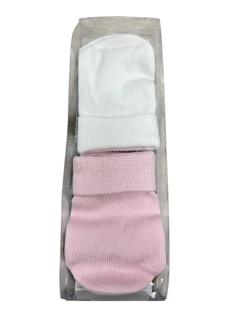 Acquista ora copia di MUFFOLINE GUANTI COTONE 100% NEONATO NEONATA 2 PAIA NAZARENO GABRIELLI su nonsolointimo1994.com