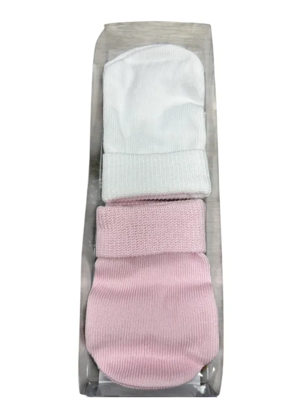 Acquista ora copia di MUFFOLINE GUANTI COTONE 100% NEONATO NEONATA 2 PAIA NAZARENO GABRIELLI su nonsolointimo1994.com