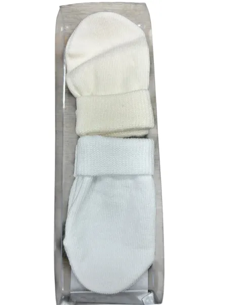Acquista ora copia di MUFFOLINE GUANTI COTONE 100% NEONATO NEONATA 2 PAIA NAZARENO GABRIELLI su nonsolointimo1994.com 2