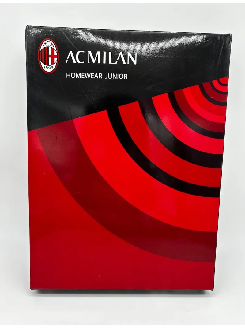 Acquista ora PIGIAMA RAGAZZO SOTTUOMO CALDO COTONE SICEM AC MILAN MI15068 su nonsolointimo1994.com