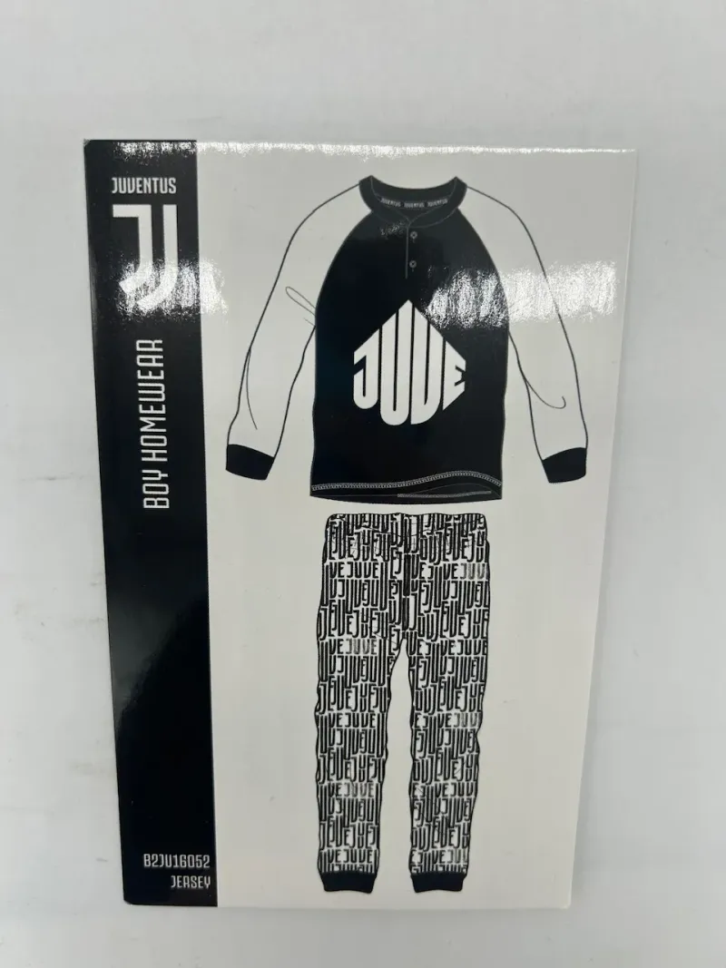 Acquista ora copia di PIGIAMA BAMBINO COTONE 100% MANICA LUNGA SICEM FC JUVENTUS B2JU16090 su nonsolointimo1994.com