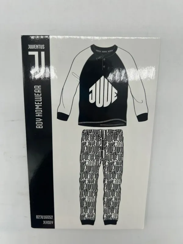 Acquista ora copia di PIGIAMA BAMBINO COTONE 100% MANICA LUNGA SICEM FC JUVENTUS B2JU16090 su nonsolointimo1994.com