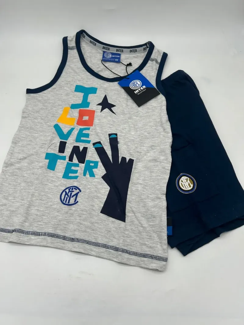 Acquista ora copia di PIGIAMA BAMBINO COTONE 100% MEZZA MANICA PANTALONCINO SICEM FC JUVENTUS b2ju16091 su nonsolointimo1994.com