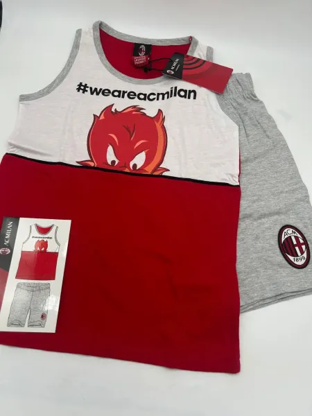 Acquista ora copia di PIGIAMA BAMBINO COTONE 100% MEZZA MANICA PANTALONCINO SICEM FC JUVENTUS b2ju16091 su nonsolointimo1994.com