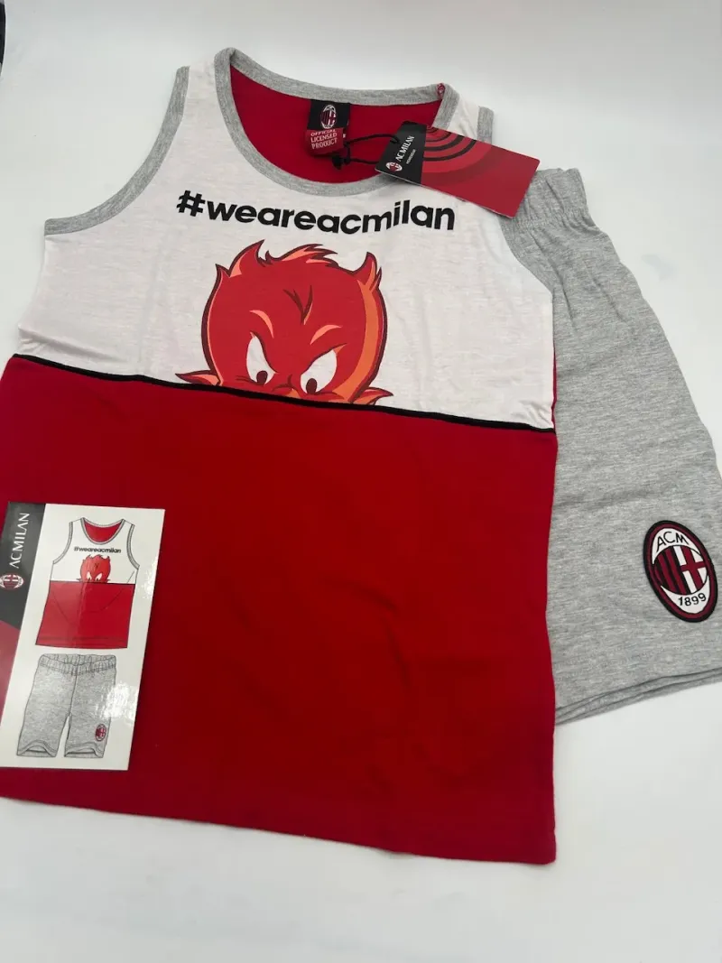 Acquista ora copia di PIGIAMA BAMBINO COTONE 100% MEZZA MANICA PANTALONCINO SICEM FC JUVENTUS b2ju16091 su nonsolointimo1994.com