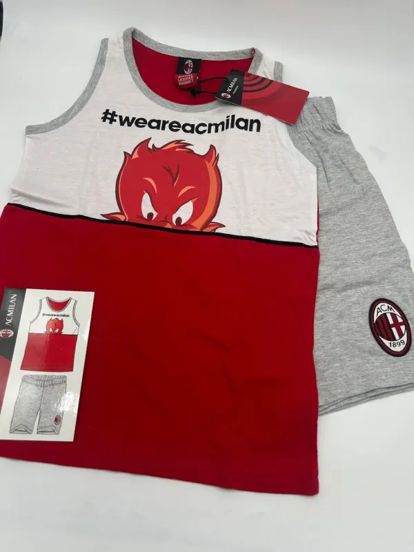 Acquista ora copia di PIGIAMA BAMBINO COTONE 100% MEZZA MANICA PANTALONCINO SICEM FC JUVENTUS b2ju16091 su nonsolointimo1994.com
