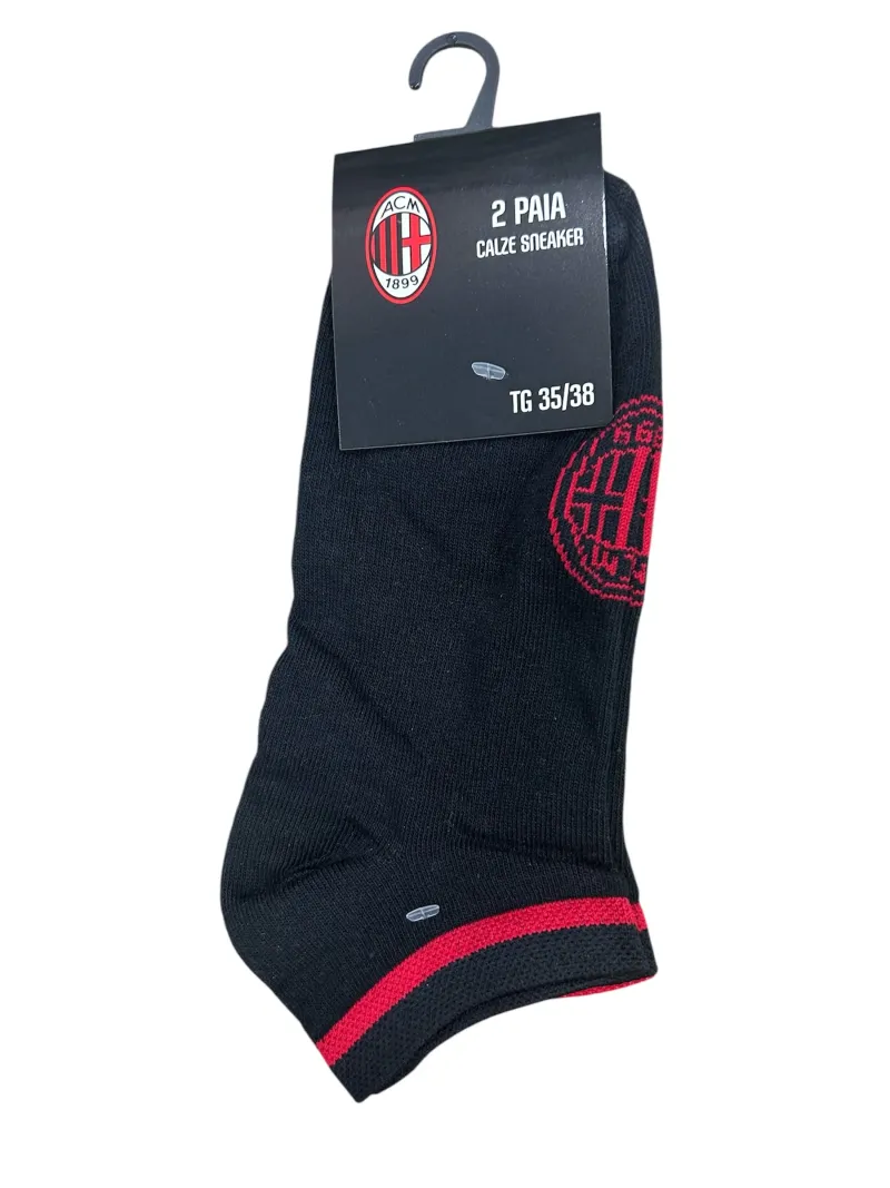 Vendita POMPEA Pack 3 Paia Fantasmini Unisex Uomo e Donna Blu Nero Bianco Cotone