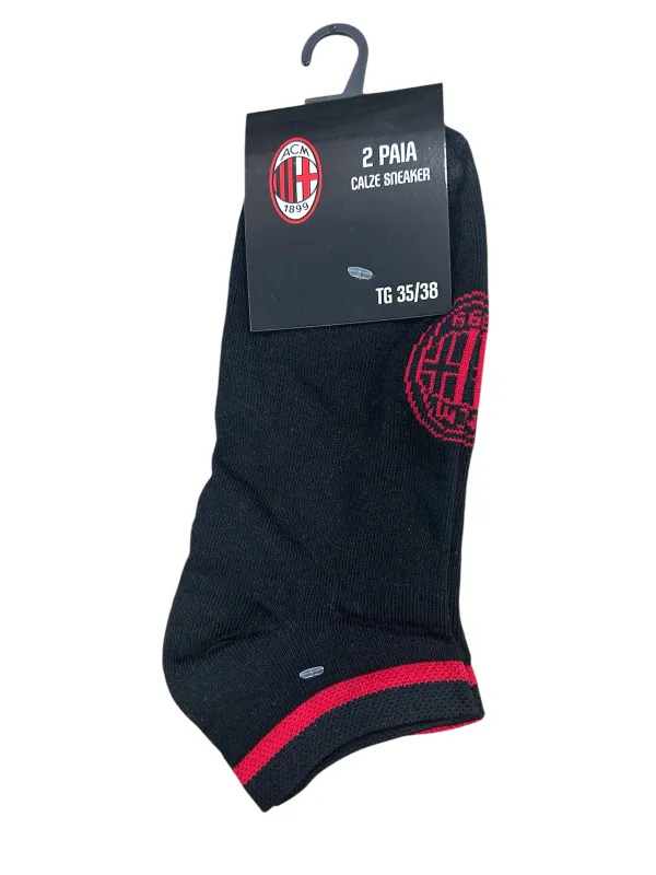 Vendita POMPEA Pack 3 Paia Fantasmini Unisex Uomo e Donna Blu Nero Bianco Cotone