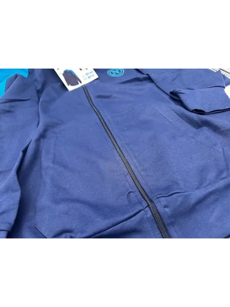 Acquista ora TUTA UOMO DA PASSEGGIO COTONE 100% FRENCH TERRY FULL ZIP COLLECTION 2025 HERMET SSC NAPOLI FLPNF102060 PTLNF102060 2