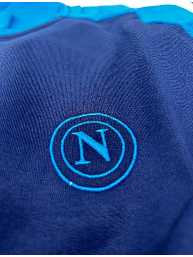 Acquista ora TUTA UOMO DA PASSEGGIO COTONE 100% FRENCH TERRY FULL ZIP COLLECTION 2025 HERMET SSC NAPOLI FLPNF102060 PTLNF102060