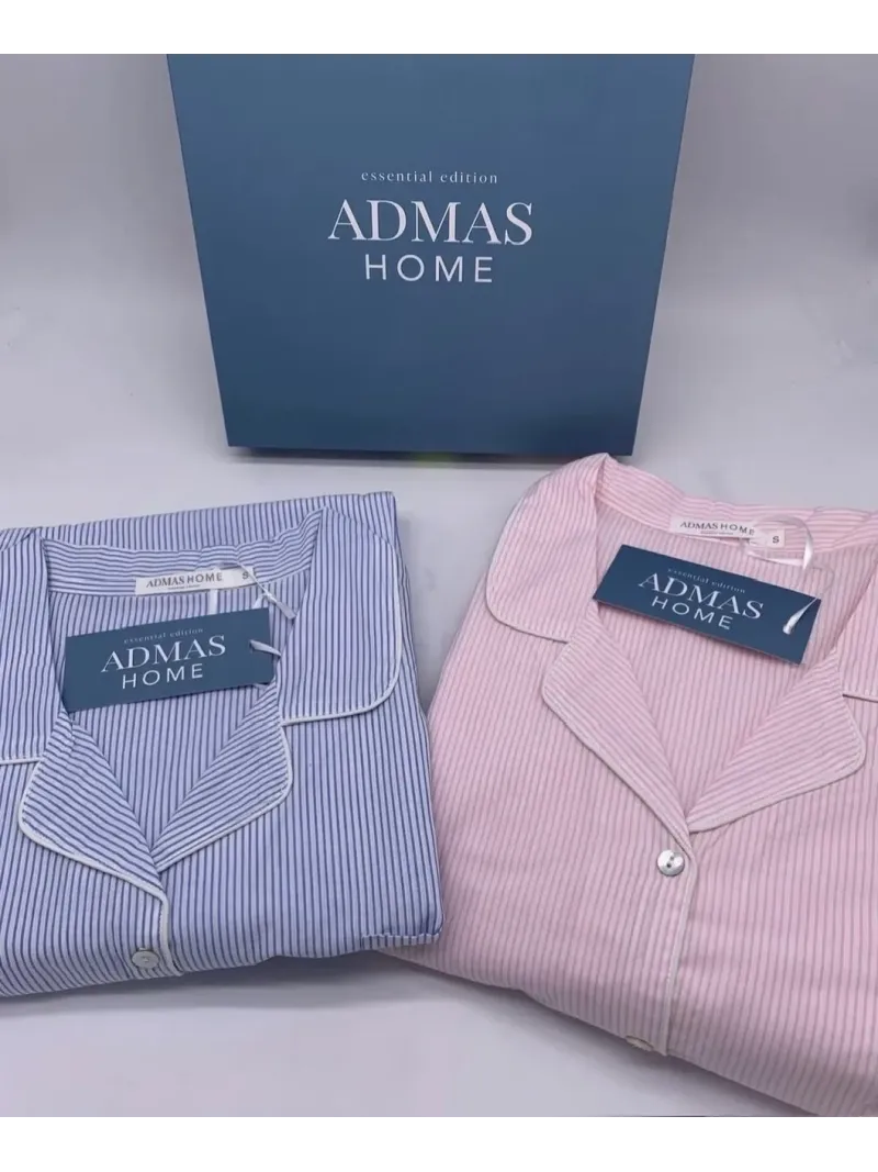 Acquista ora PIGIAMA DONNA LUNGO COTONE APERTO AVANTI Admas 63625 su nonsolointimo1994.com