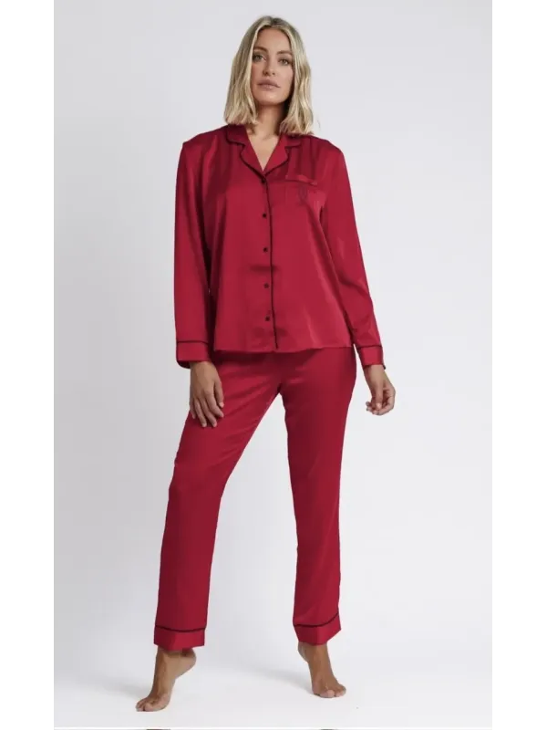 Acquista ora PIGIAMA DONNA LUNGO APERTO AVANTI RASO ADMAS 54156 su nonsolointimo1994.com