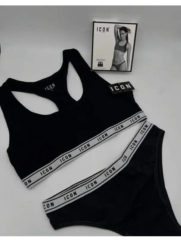 Acquista ora COORDINATO DONNA BRASSIERE + BRASILIANA ICON IWU03\02 su nonsolointimo1994.com