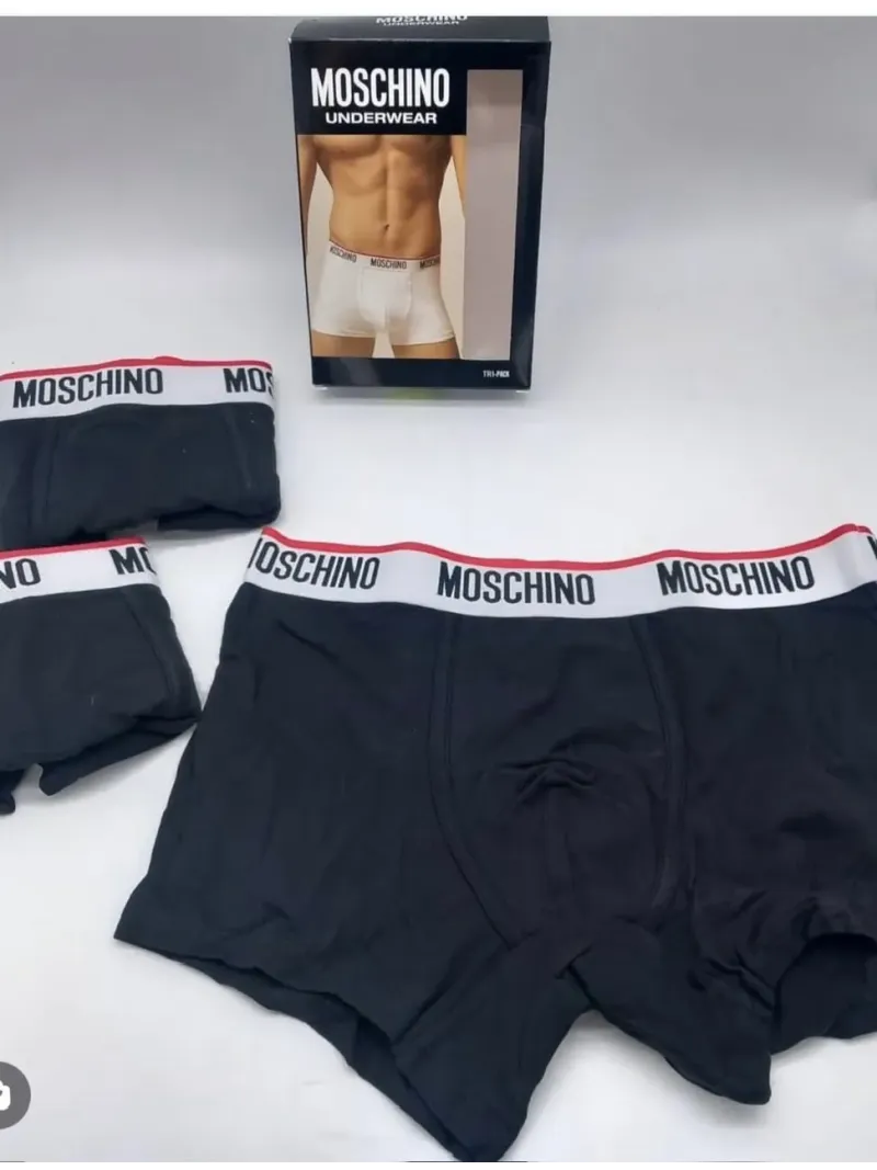 Acquista ora TRIPACK BOXER UOMO MOSCHINO 0555 su nonsolointimo1994.com