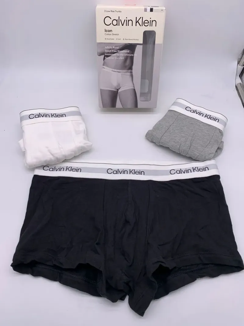 Acquista ora TRIPACK BOXER UOMO CALVIN KLEIN Icon cotton stretch su nonsolointimo1994.com