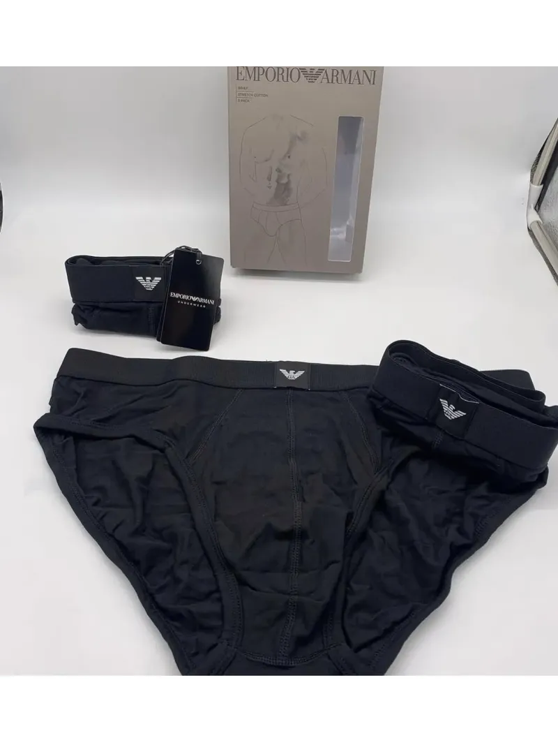 Acquista ora TRIPACK SLIP UOMO ARMANI 01 su nonsolointimo1994.com