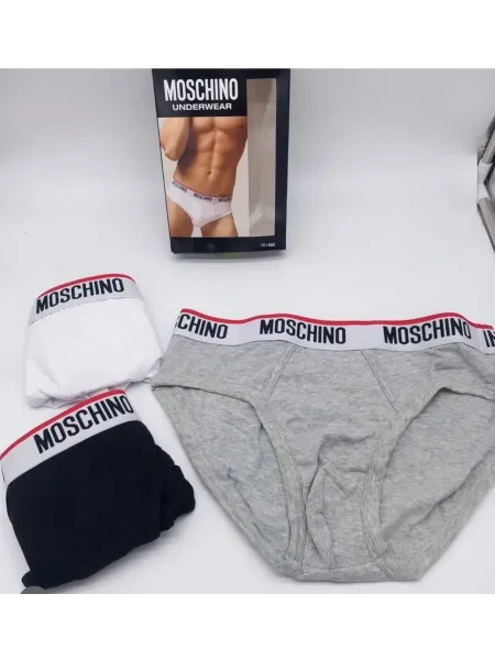Acquista ora TRIPACK SLIP UOMO MOSCHINO 4300 su nonsolointimo1994.com