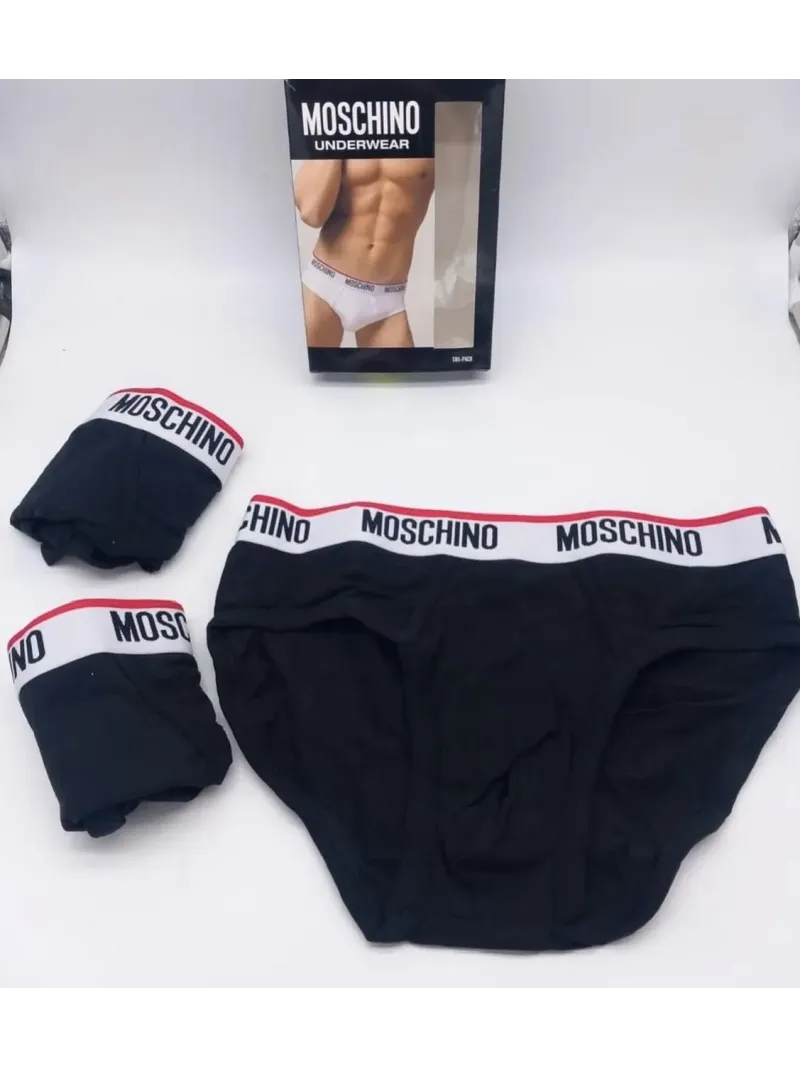 Acquista ora TRIPACK SLIP UOMO MOSCHINO 4300 su nonsolointimo1994.com