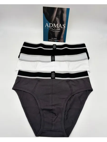 Acquista ora 3 SLIP UOMO COTONE ADMAS 49409 su nonsolointimo1994.com 2