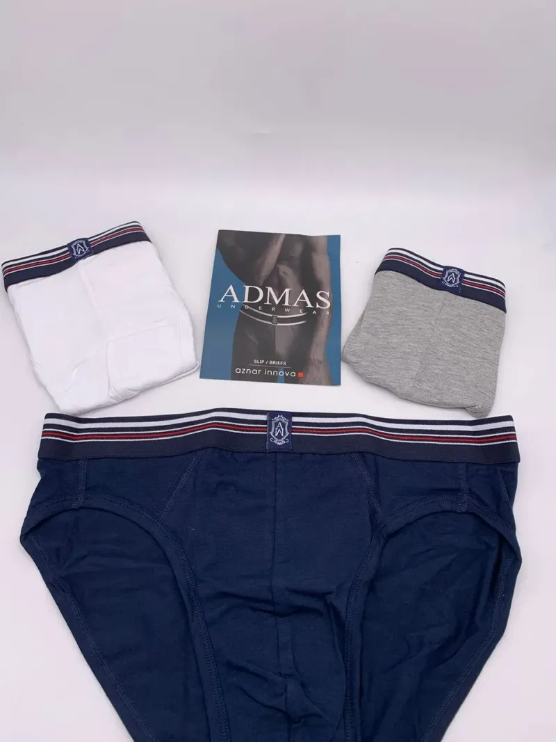 Acquista ora 3 SLIP UOMO COTONE ADMAS 49638 su nonsolointimo1994.com